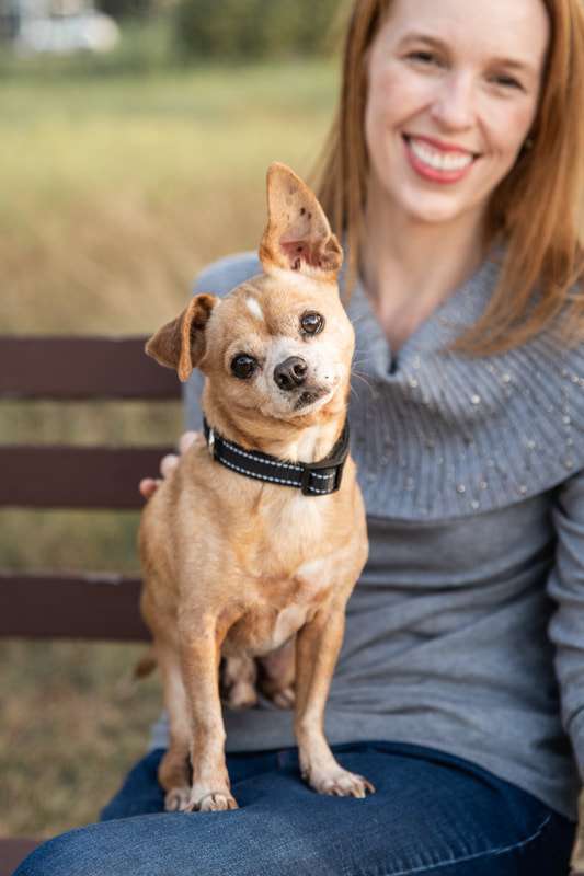 Susan with her dog, Sebastian, (who inspired her kidlit journey) Photo Credit: Amanda Hoffman Art